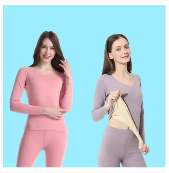 Seamless Winter Thermal Set For Women